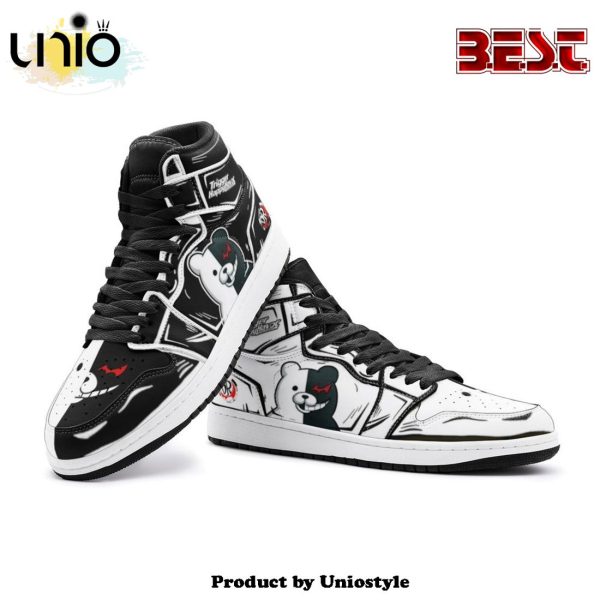 Monokuma Danganronpa Air Jordan 1 High Top Shoes