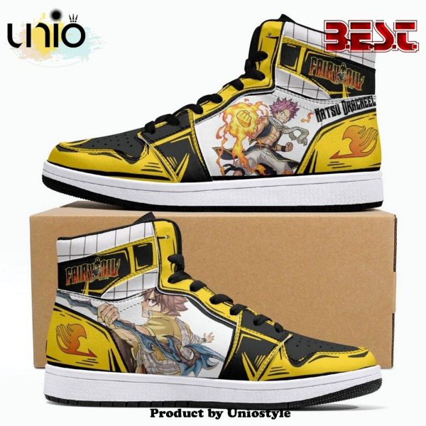 Natsu Dragneel Fairy Tail JD1 High Top Shoes