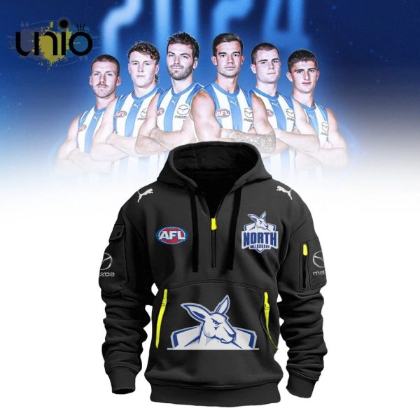 New Edition 2024 North Melbourne Black Hoodie 3D