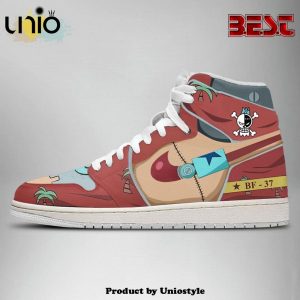 Franky One Piece Air Jordan 1 High Top Shoes