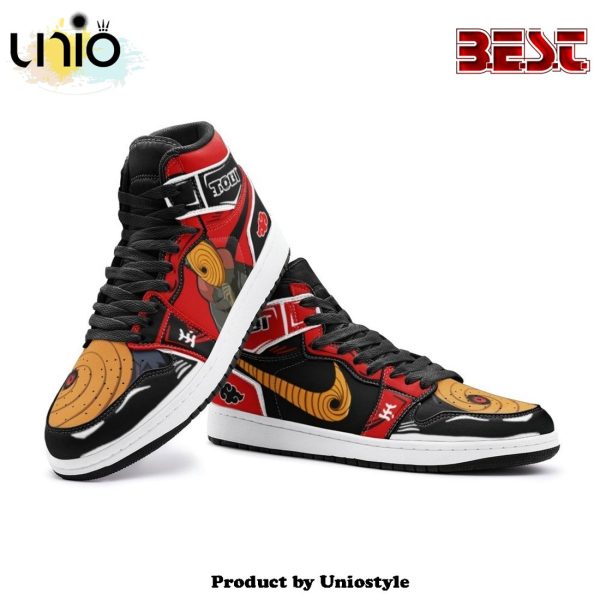 Obito Tobi Clan Red Cloud Ninja Air Jordan 1 High Top Shoes