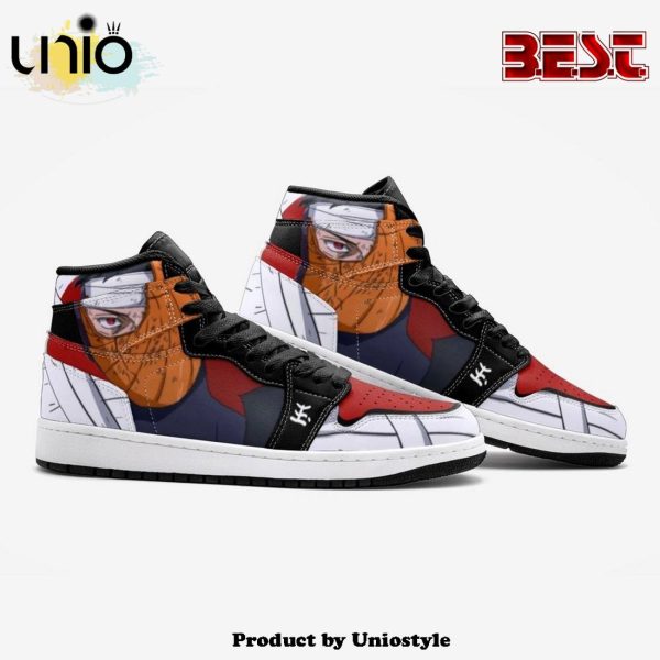 Obito Tobi Clan Reveal Ninja Air Jordan 1 High Top Shoes