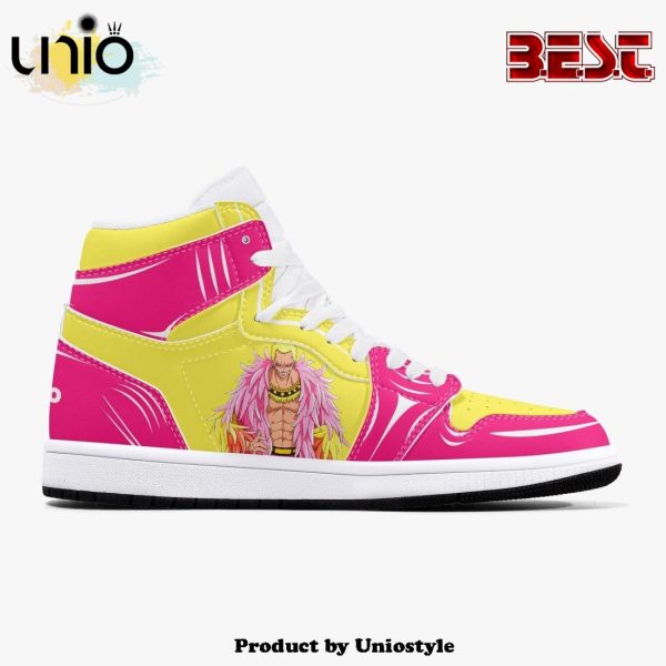 One Piece Donquixote Doflamingo AJ1 High Top Shoes