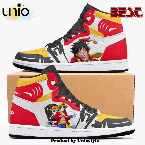 One Piece Luffy AJ1 High Top Shoes