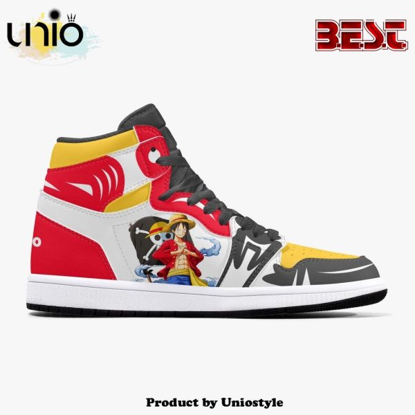 One Piece Luffy AJ1 High Top Shoes