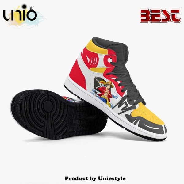 One Piece Luffy AJ1 High Top Shoes