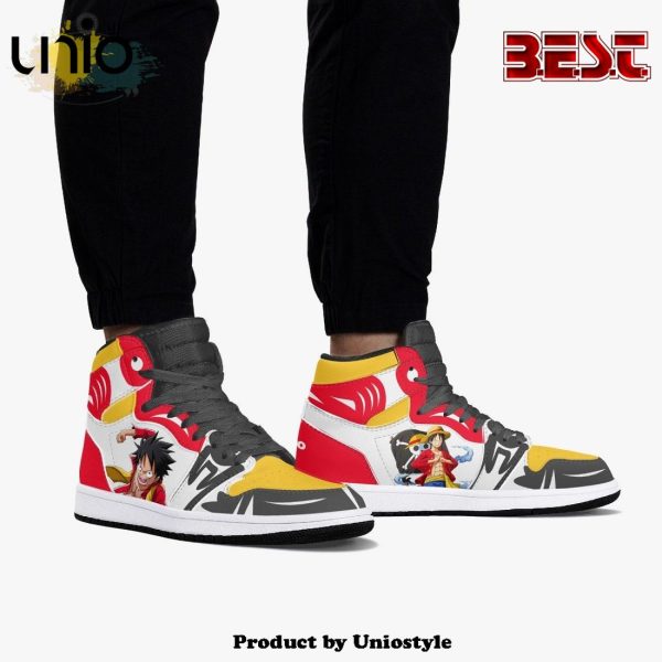 One Piece Luffy AJ1 High Top Shoes