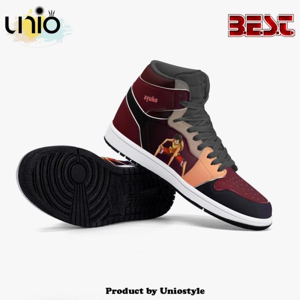 One Piece Luffy AJ1 High Top Shoes v2