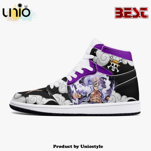 One Piece Luffy Nika AJ1 High Top Shoes