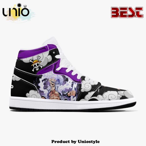 One Piece Luffy Nika AJ1 High Top Shoes