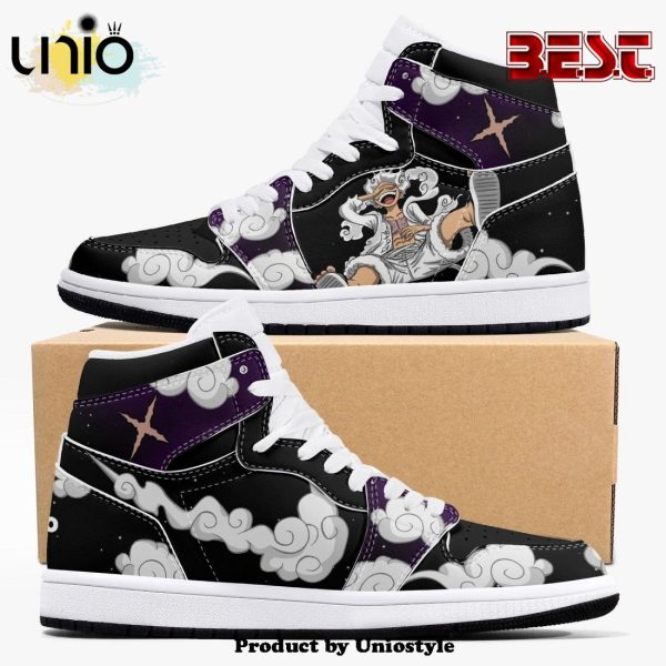 One Piece Luffy White Gear 5 AJ1 High Top Shoes