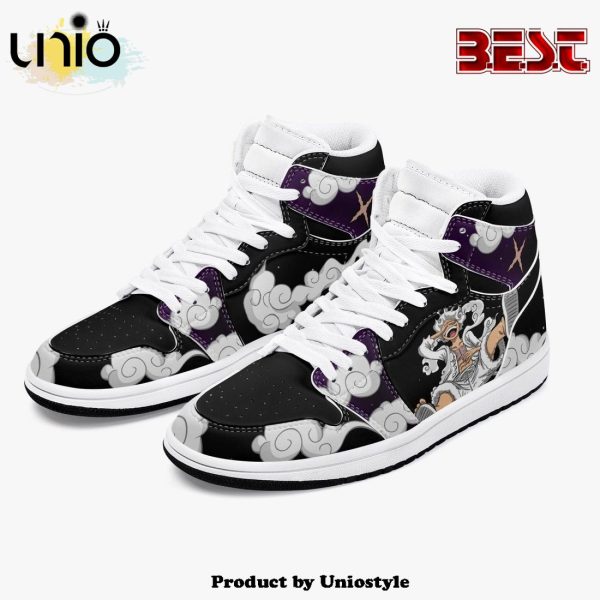 One Piece Luffy White Gear 5 AJ1 High Top Shoes