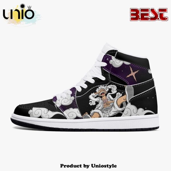 One Piece Luffy White Gear 5 AJ1 High Top Shoes