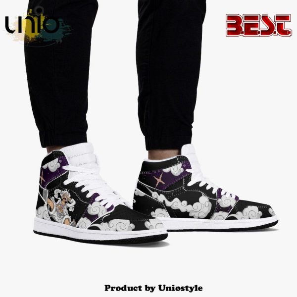 One Piece Luffy White Gear 5 AJ1 High Top Shoes