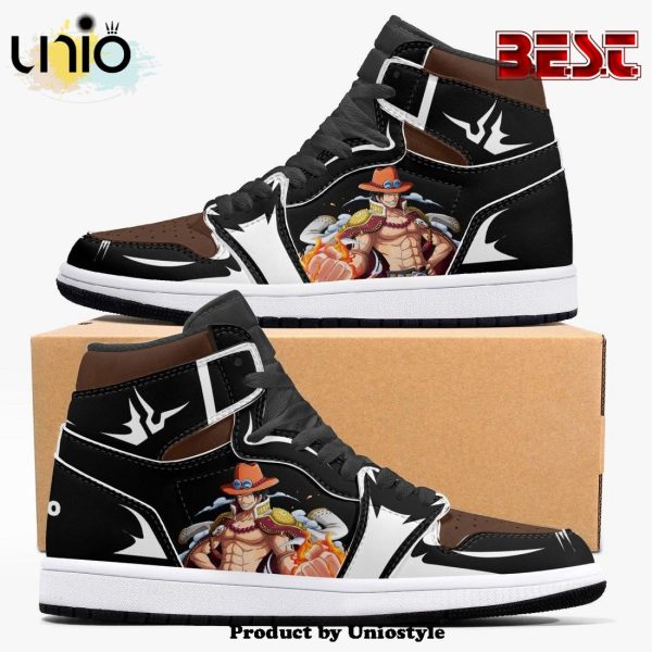 One Piece Portgas D. Ace AJ1 High Top Shoes