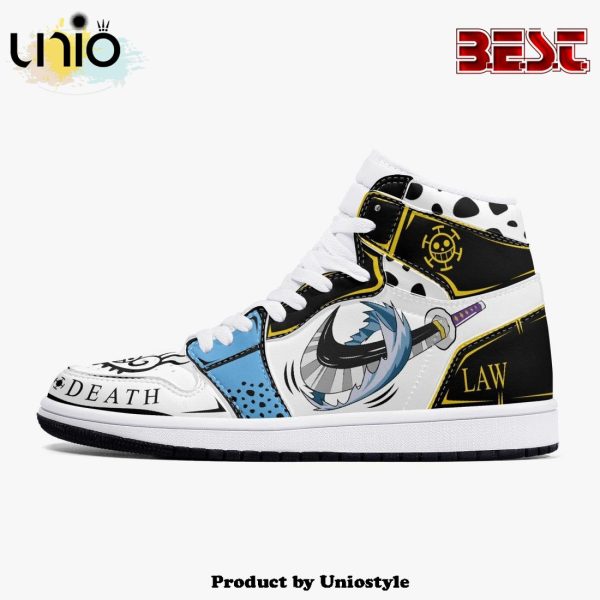 One Piece Trafalgar D Water Law AJ1 High Top Shoes