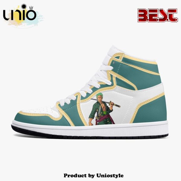 One Piece Zoro AJ1 High Top Shoes