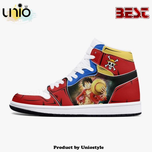 One Piece Zoro And Luffy AJ1 High Top Shoes