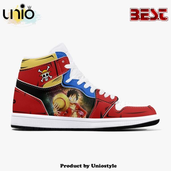 One Piece Zoro And Luffy AJ1 High Top Shoes