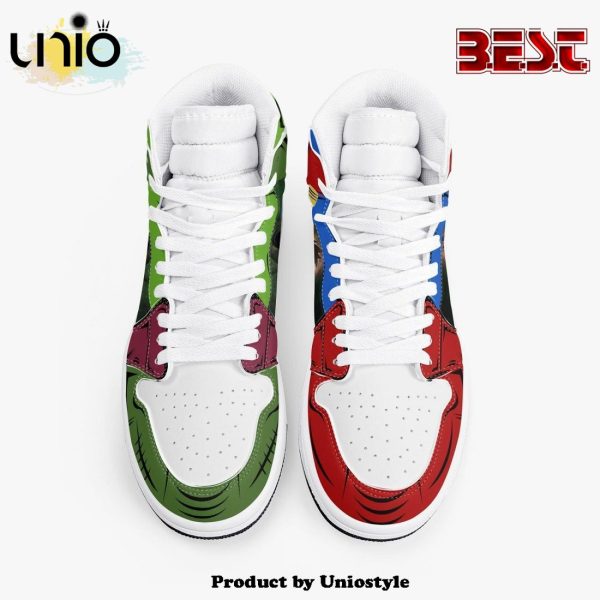 One Piece Zoro And Luffy AJ1 High Top Shoes