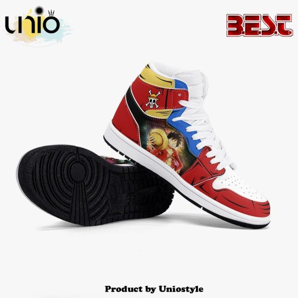 One Piece Zoro And Luffy AJ1 High Top Shoes