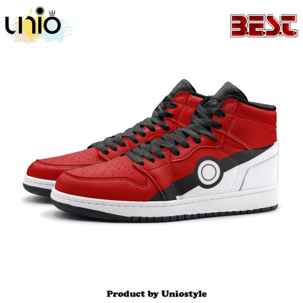 Poke Ball Air Jordan 1 High Top Shoes