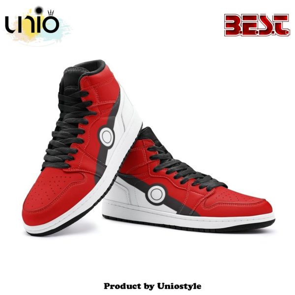 Poke Ball Air Jordan 1 High Top Shoes