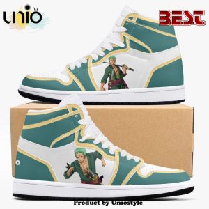 One Piece Zoro AJ1 High Top Shoes