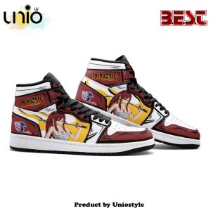 Erza Scarlet Fairy Tail Air Jordan 1 High Top Shoes