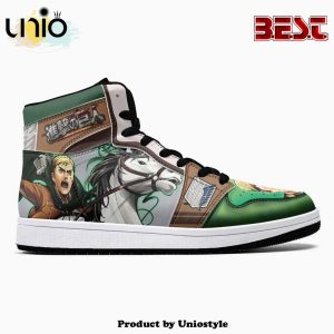 Erwin Smith Shinzou Wo Sasageyo Shingeki No Kyojin JD1 High Top Shoes