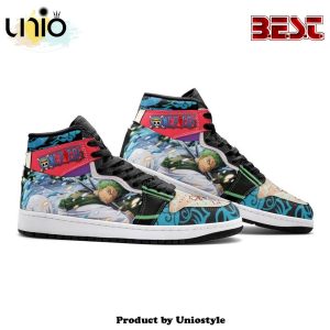 Roronoa Zoro Wano One Piece Air Jordan 1 High Top Shoes