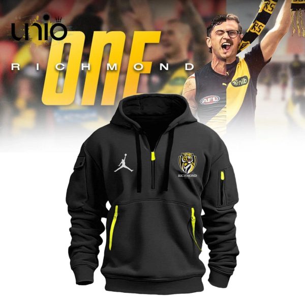 Special 2024 AFL Richmond Tigers Football Black Hoodie 3D