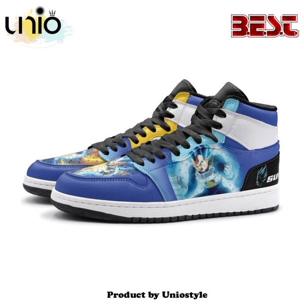 Super Saiyan Vegeta Dragonball Z Air Jordan 1 High Top Shoes