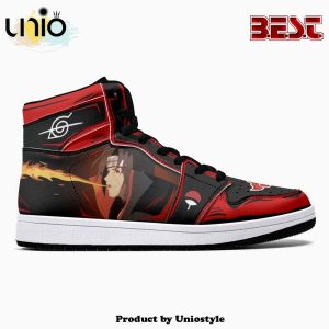 Itachi Clan Fireball Red Cloud Ninja JD1 High Top Shoes