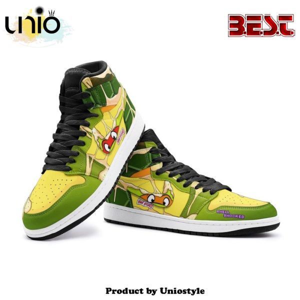 Teenage Mutant Ninja Turtles Air Jordan 1 High Top Shoes