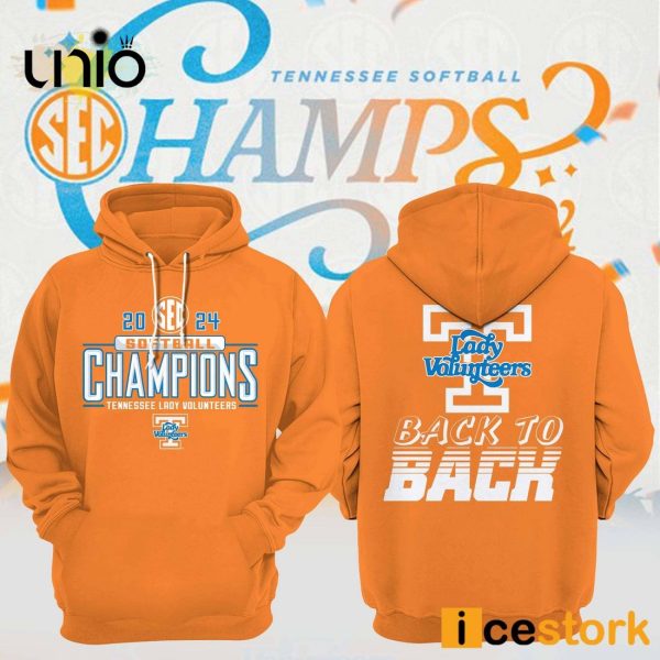 Tennessee 2024 SEC Softball Regular Season Champions Hoodie