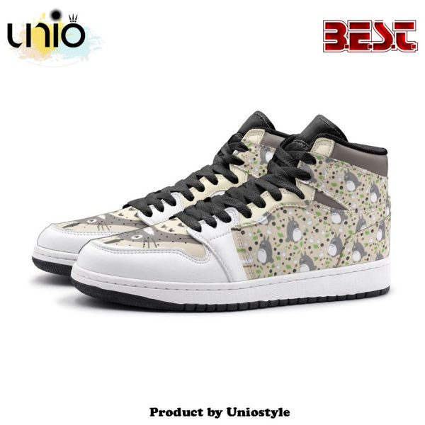 Totoro Pattern My Neighbor Totoro Air Jordan 1 High Top Shoes