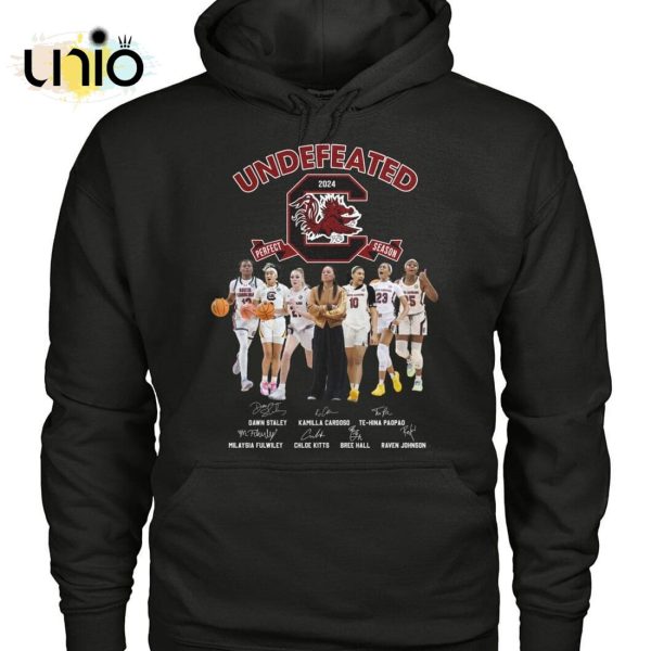 Undefeated 2024 Gamecocks Perfect Season T-Shirt