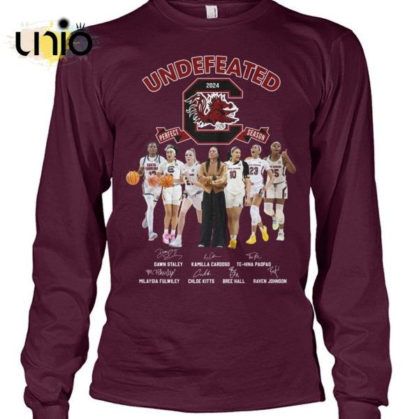 Undefeated 2024 Gamecocks Perfect Season T-Shirt