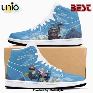 Howl’s Moving Castle Air Jordan 1 High Top Shoes