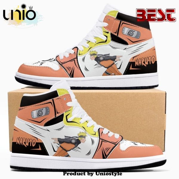 Uzumaki Naruto Air Jordan 1 High Top Shoes