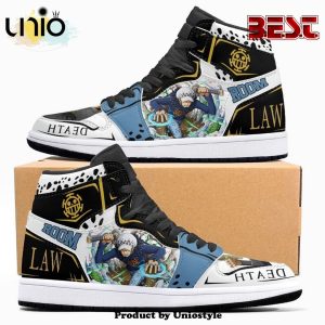 Law One Piece Air Jordan 1 High Top Shoes