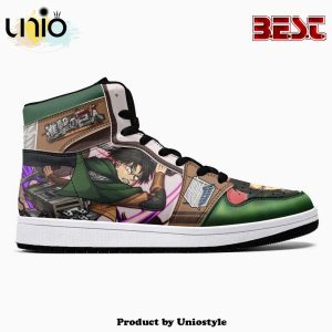 Captain Levi Shingeki No Kyojin JD1 High Top Shoes