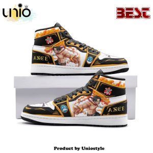 Fire Fist Ace One Piece Air Jordan 1 High Top Shoes