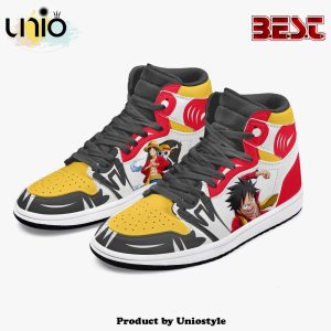 One Piece Luffy AJ1 High Top Shoes