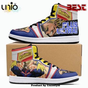 All Might Plus Ultra My Hero JD1 High Top Shoes