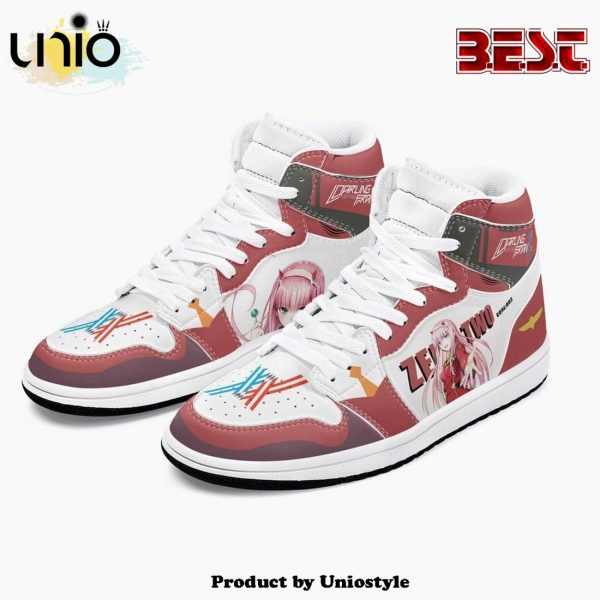 Zero Two Darling In The Franxx Air Jordan 1 High Top Shoes