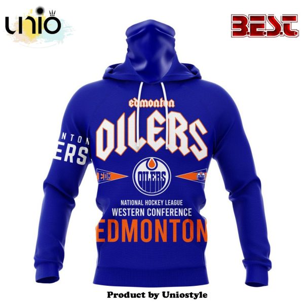 2024 NHL Edmonton Oilers Royal Western Conference City Tour Hoodie