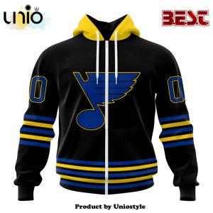 NHL St. Louis Blues Special Blackout Hoodie Design