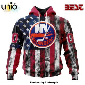 NHL New York Islanders Special Design For Independence Day The Fourth Of July Hoodie